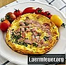 Kalorier i en omelett med tre ägg och skinka och ost