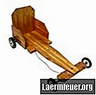 Kako narediti valjčni voziček iz vezanega lesa