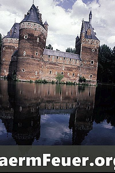 De verdedigingskenmerken van de middeleeuwse kastelen