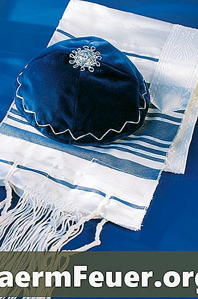 유대교에서의 푸른 색과 흰색의 의미