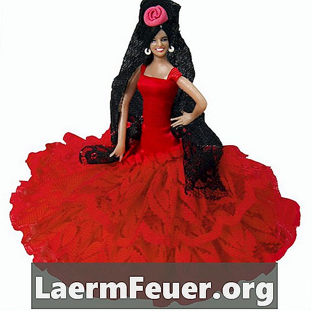 Kako popraviti lase in glavnik plesalca flamenka