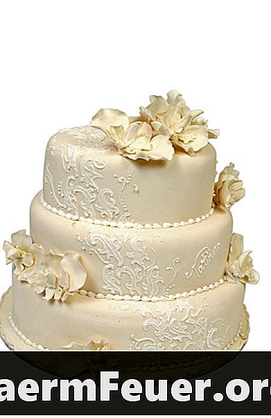 كيفية حساب أجزاء كعكة الزفاف