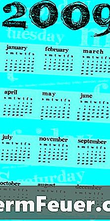 Sådan indsættes årlige kalendere i Microsoft Word 2007