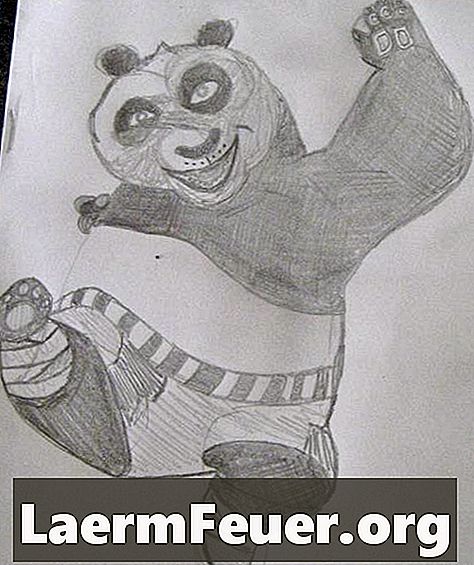 Hvordan tegne tegnene til Kung Fu Panda