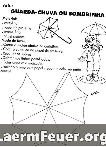 Hur man gör pappersparaplyer