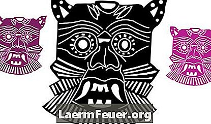 Hur man ritar skrämmande Aztec-masker