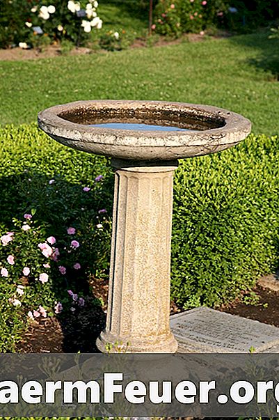 Hvordan lage en Cement vann fontenen for fugler