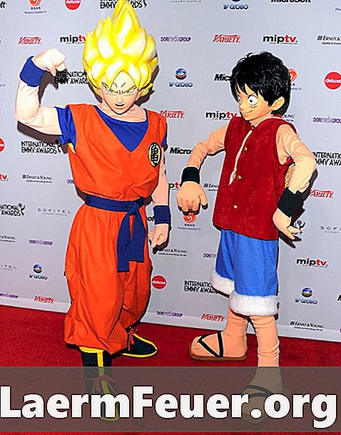 Hvordan lage et hår det samme som karakteren Goku
