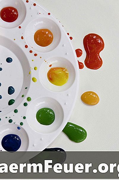 Hvordan få fargeskiven med akrylmaling