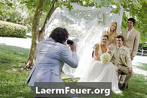 Sådan opstilles en fotoboks på en brudeeksponering
