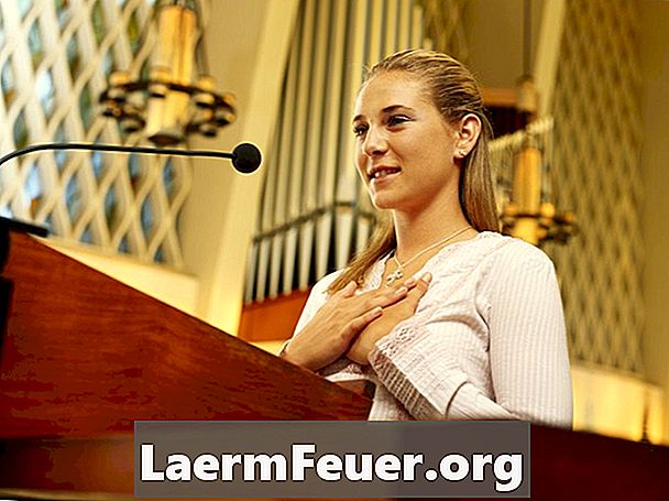Como proferir um discurso de boas-vindas em uma igreja