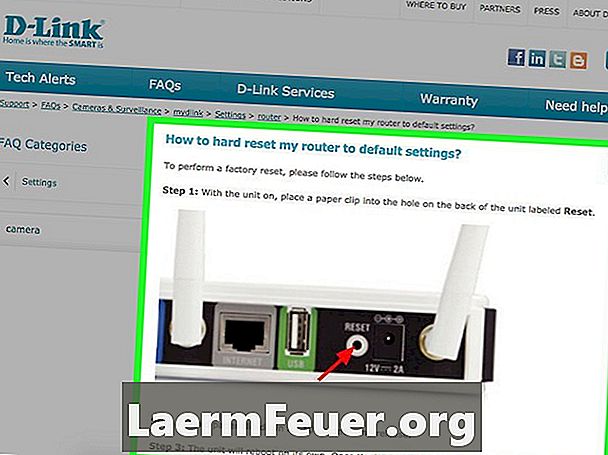 DLink WBR-2310 라우터를 재설정하는 방법