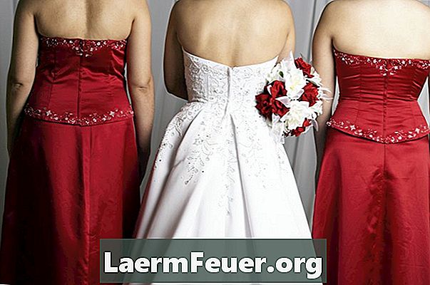 Skillnader i tyger för bröllopsklänningar