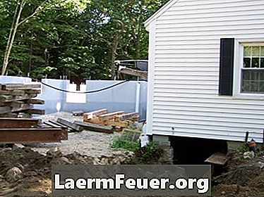 Ferramentas usadas para escavar a fundação de uma casa