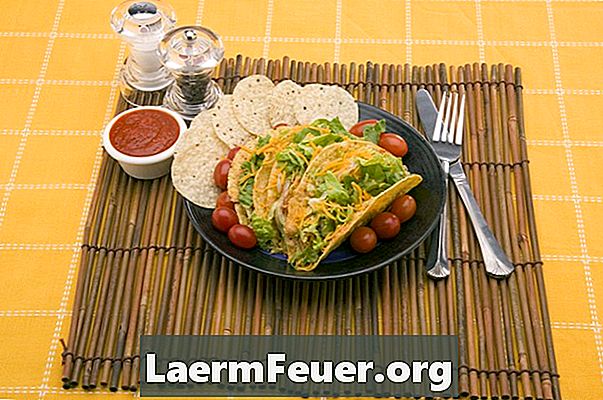 Hozzávalók a házi ízesítéshez a mexikói taco számára