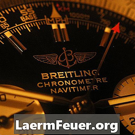 Instruções de como usar um relógio Breitling Navitimer