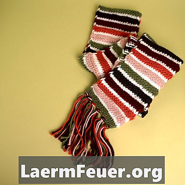 Stapsgewijze instructies voor een sjaal met rond weefgetouw