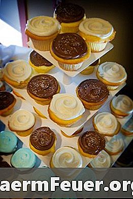 Maak een cupcakes-display