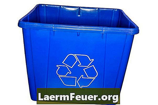 Benne à ordures recyclables