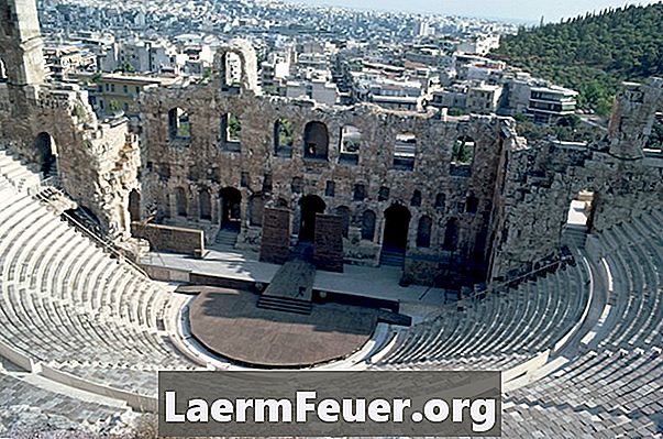 Användningen av grekiska amfiteater
