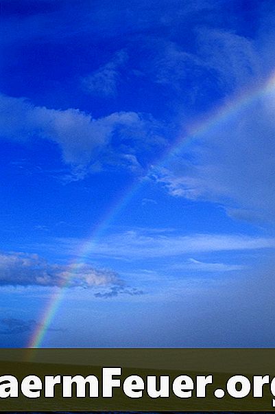 Science Fair Experiment Project: Hvad forårsager en regnbue?