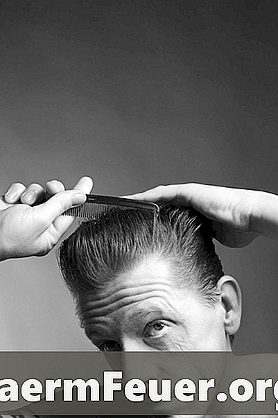 Męska fryzura „rockabilly” z lat 50-tych