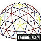 Hvordan man bygger en model af en geodesisk kuppel