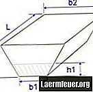 Cum se calculează volumul unui trapez?