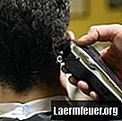 Jungen Haarschnitte mit zwei Strudeln und dicken Haaren
