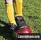 Wie man Fußballgamaschen und Socken anzieht