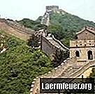 Hvordan lage en modell av den kinesiske mur