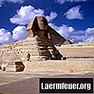Hur man bygger en miniatyr av sfinxen i Giza
