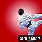 Wie man einen schwarzen Karate-Gürtel verblasst