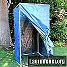 كيفية صنع خيمة دش التخييم