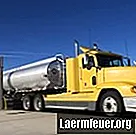 एक टैंकर ट्रक के विशिष्ट आयाम